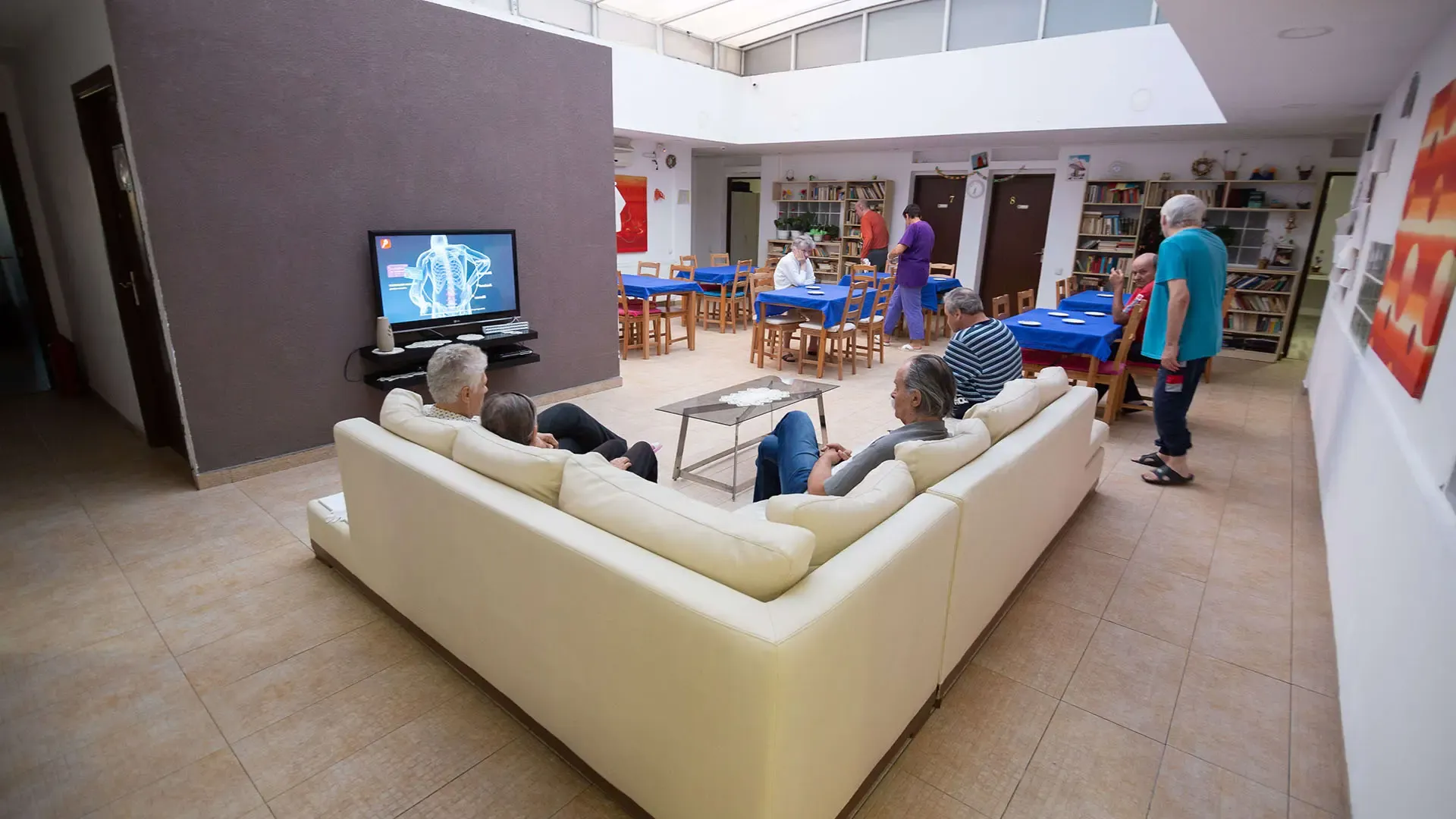 Sala comună la Moșia Bunicilor